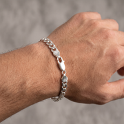 Luxury 925 Silver Ethnic Designer Bracelet for Men